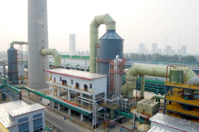 Ion liquid desulphurisation device for environmental collection flue gas and acid tail gas of a plant in Henan Province