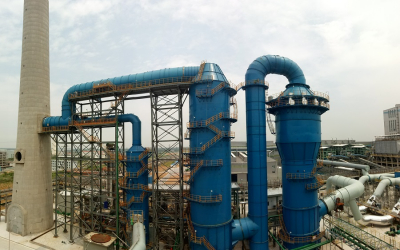 Anhui a plant environment set of flue gas, sulfuric acid tail gas ionic liquid desulphurisation complete set of devices